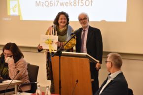 Verabschiedung: Schulreferentin Hanna Sauter-Diesing (mit Sup. Wefers)