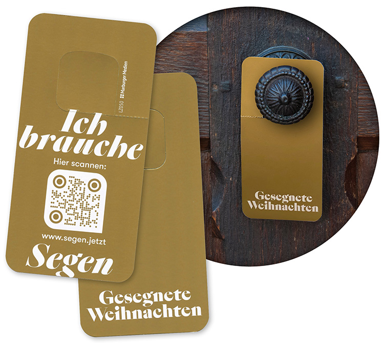 Weihnachtlicher Tur Anhanger Bringt Segen In Jedes Haus Kirchenkreis Kleve